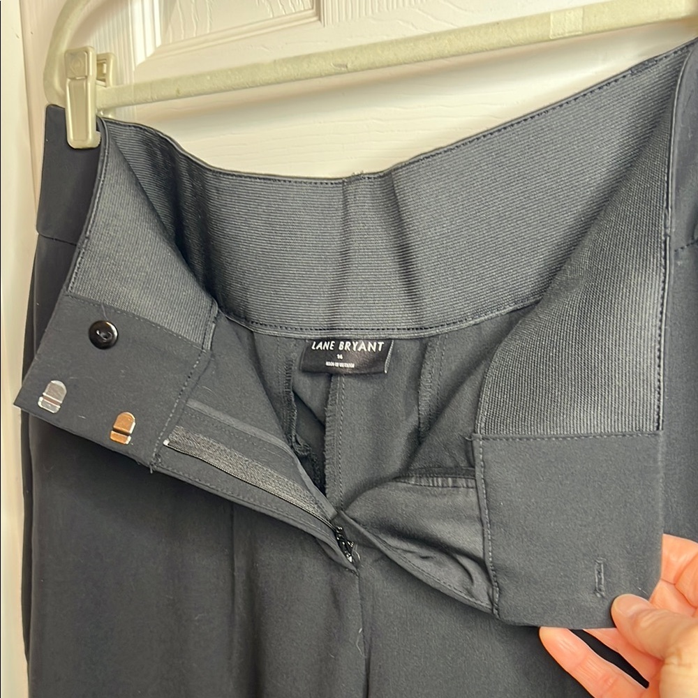 Lane Bryant Black Wide Leg Pants - Picture 3 of 3